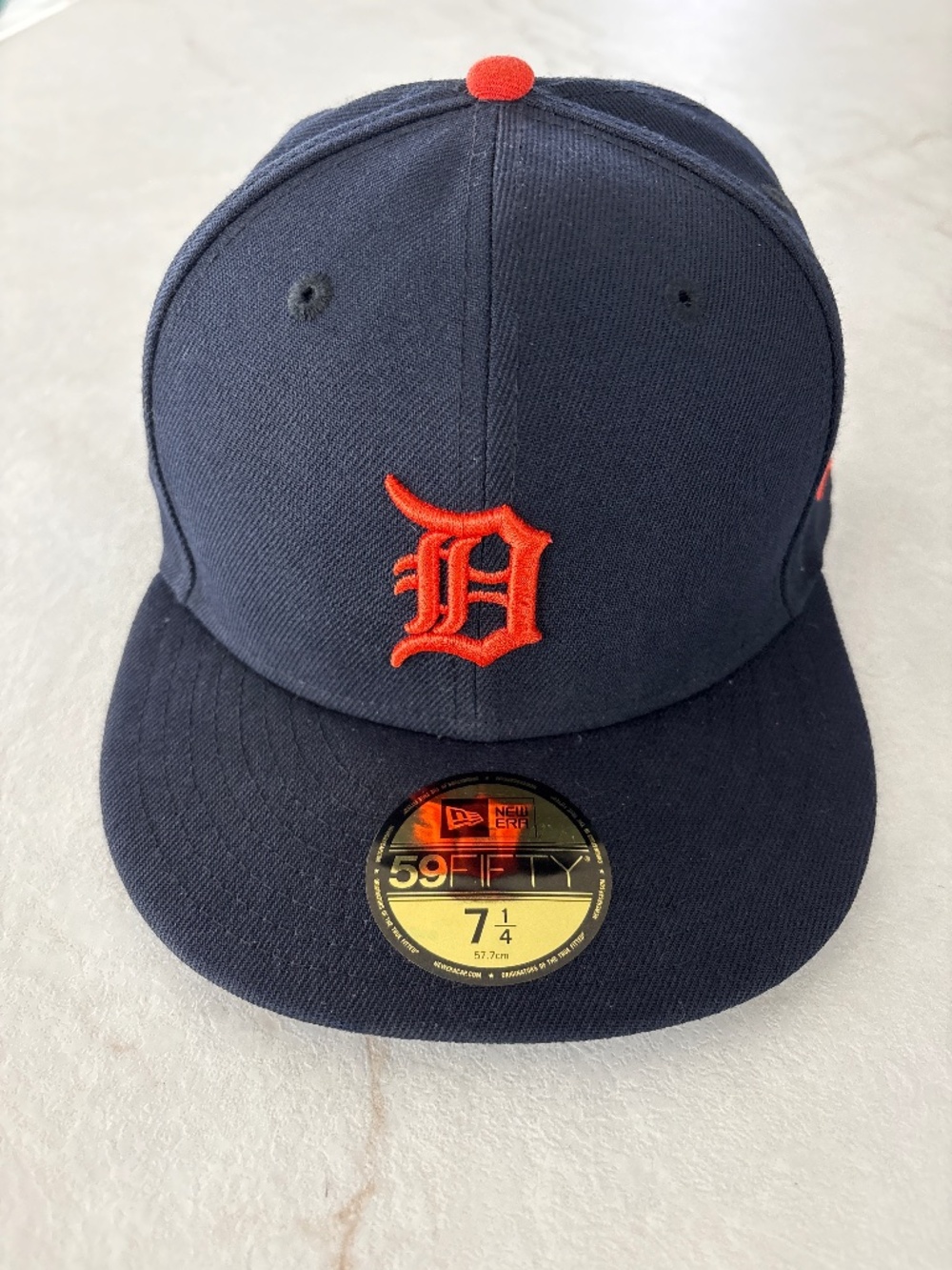 Men's Detroit Tigers New Era Authentic On-Field Road 59FIFTY Fitted hat
